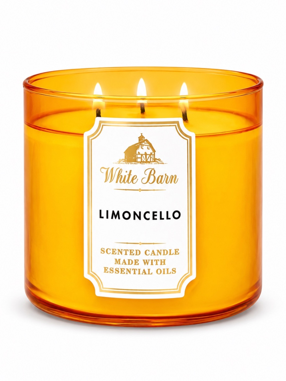 Bath & Body Works White Barn Limoncello 3 Wick Scented Candle‎